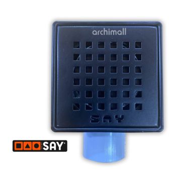 Say Çelik Gözde 10x10 Siyah Yer Süzgeci