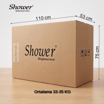 Shower Banyo Ceylin Abdest Dolabı
