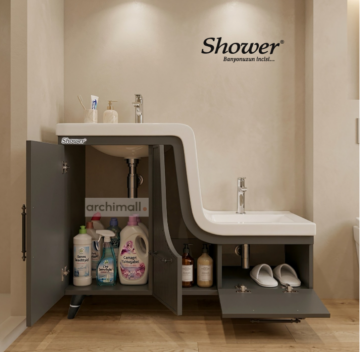 Shower Banyo Ceylin Abdest Dolabı