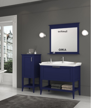 Orka Bastle 80 cm Asma Banyo Dolabı