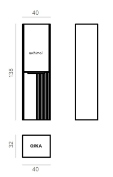 Orka Biella Boy Dolabı