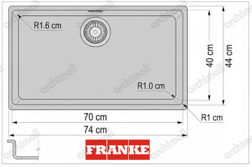 Franke Maris Mrx 110-70 Inox Mutfak Evye Seti