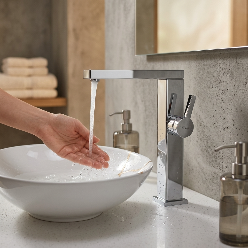Hansgrohe Tecturis E Lavabo Bataryası 210 CoolStart 73060000