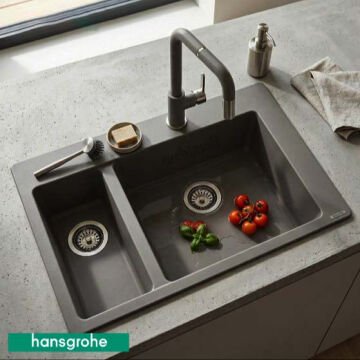 Hansgrohe S510-F635 Ankastre Eviye Taş Grisi