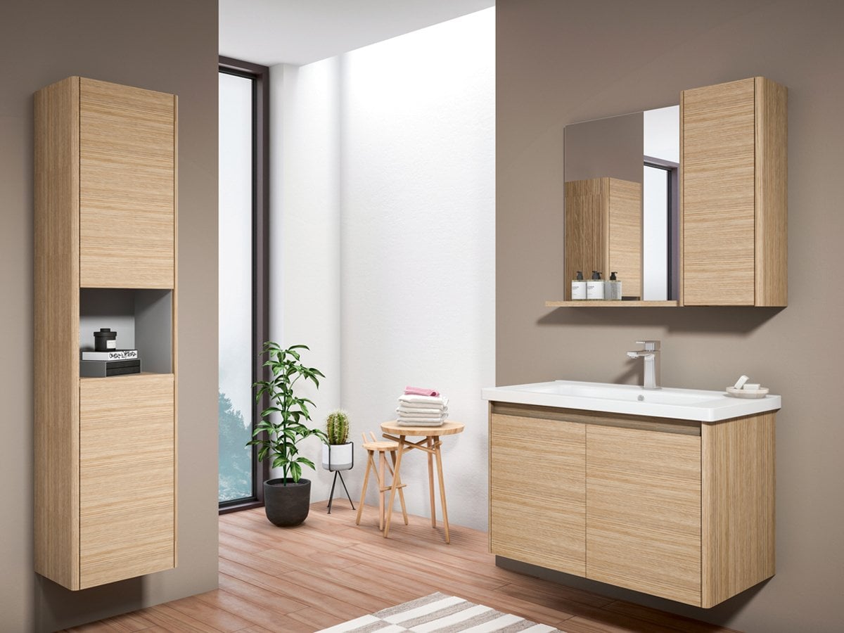 Orka Düden 80 cm Asma Banyo Dolabı