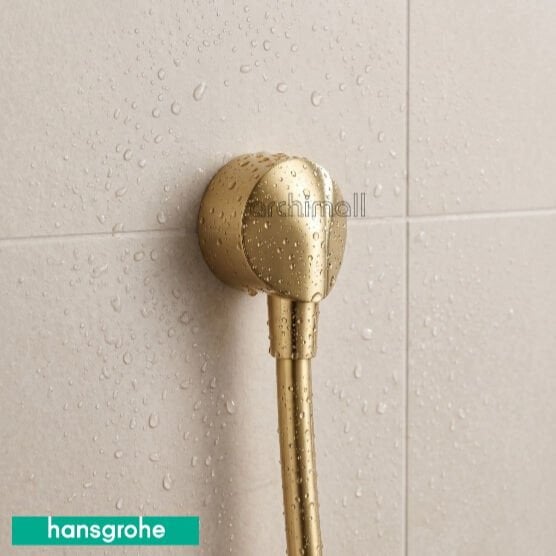 Hansgrohe Fixfit Gönye Çıkış Parlak Altın Optik