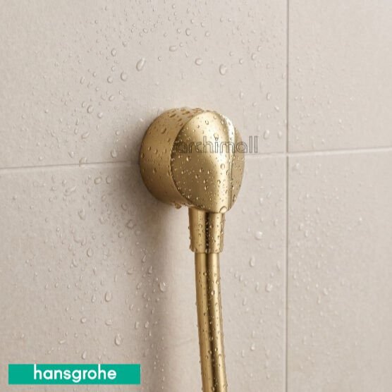 Hansgrohe Fixfit Gönye Çıkış Parlak Altın Optik
