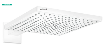 Hansgrohe Raindance E Satin Beyaz Tepe Duşu Duş Dirseği İle 26238700