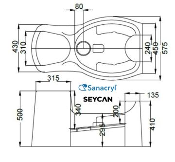 Sanacryl Akrilik Abdestlik
