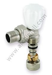 Kas 1/2'' PEX Köşe Radyatör Vanası